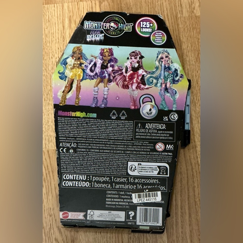 Monster High Skulltimate Secrets Fear Idescent Frankie Stein Set, NIB - Picture 5 of 8